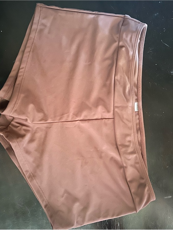 None Pants - High-Waist Mauve Women Swim Shorts